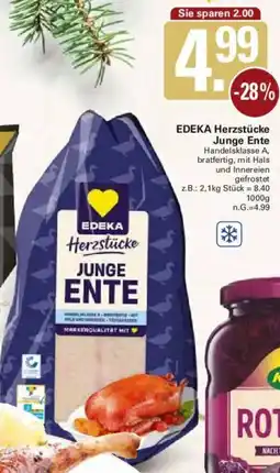 WEZ EDEKA Herzstücke Junge Ente Angebot