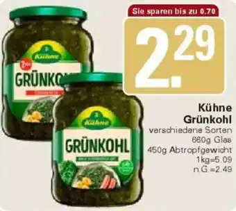 WEZ Kühne Grünkohl Angebot
