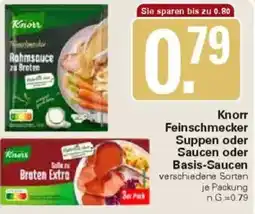 WEZ Knorr Feinschmecker Suppen oder Saucen oder Basis-Saucen Angebot