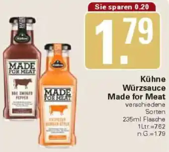 WEZ Kühne Würzsauce Made for Meat Angebot