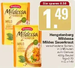 WEZ Hengstenberg Mildessa Mildes Sauerkraut Angebot