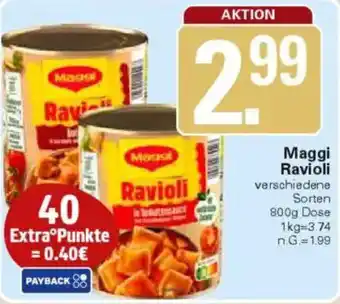 WEZ Maggi Ravioli Angebot