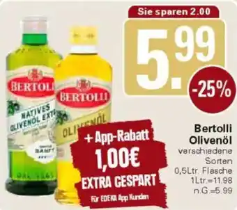 WEZ Bertolli Olivenöl Angebot