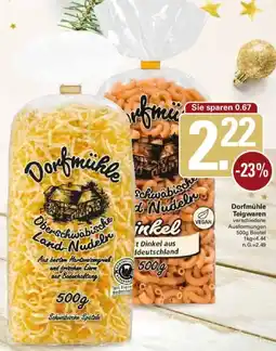 WEZ Dorfmühle Teigwaren Angebot
