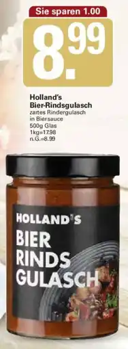 WEZ Holland's Bier-Rindsgulasch Angebot