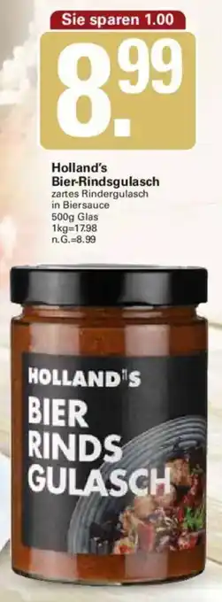 WEZ Holland's Bier-Rindsgulasch Angebot
