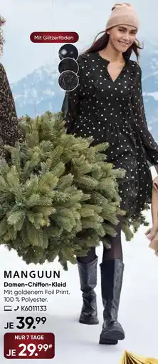 Galeria MANGUUN Damen-Chiffon-Kleid Angebot