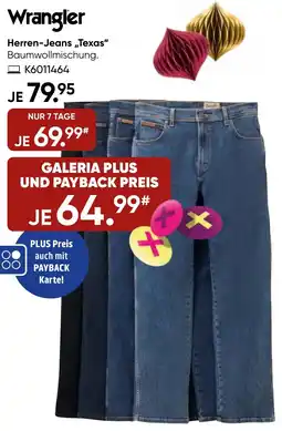 Galeria Wrangler Herren-Jeans ,,Texas" Angebot