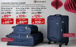 Galeria Eminent 4-Dopelrollen-Trolley Serie „DUSANBE" Angebot