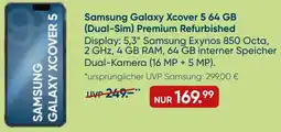 Galeria Samsung Galaxy Xcover 5 64 GB (Dual-Sim) Premium Refurbished Angebot