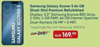 Galeria Samsung Galaxy Xcover 5 64 GB (Dual-Sim) Premium Refurbished Angebot