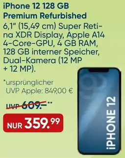 Galeria iPhone 12 128 GB Premium Refurbished Angebot