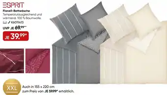 Galeria ESPRIT Flanell-Bettwäsche Angebot