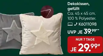Galeria ESPRIT Dekokissen, gefüllt Angebot