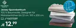 Galeria GALERIA essentials Jersey-Spannbetttuch Angebot