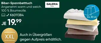 Galeria GALERIA home Biber-Spannbetttuch Angebot