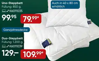 Galeria Billerbeck Steppbett ALCANDO Angebot