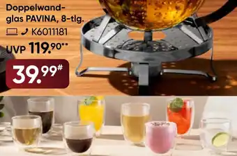 Galeria Bodum Doppelwandglas PAVINA, 8-tlg. Angebot