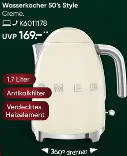Galeria SMEG Wasserkocher 50's Style Angebot