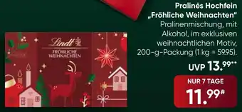 Galeria Lindt Pralinés Hochfein ,,Fröhliche Weihnachten" Angebot