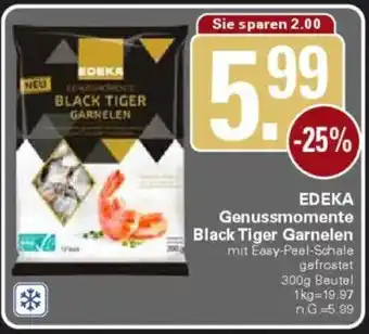 WEZ EDEKA Genussmomente Black Tiger Garnelen Angebot