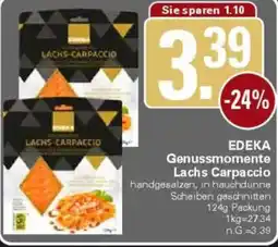 WEZ EDEKA Genussmomente Lachs Carpaccio Angebot