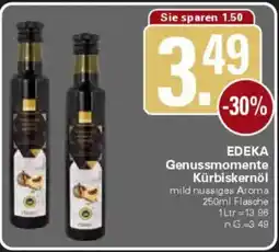 WEZ EDEKA Genussmomente Kürbiskernöl Angebot