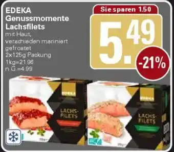 WEZ EDEKA Genussmomente Lachsfilets Angebot