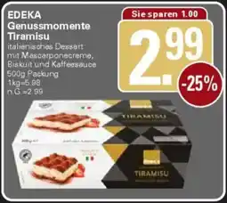 WEZ EDEKA Genussmomente Tiramisu Angebot