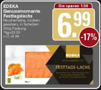 WEZ EDEKA Genussmomente Festtagslachs Angebot