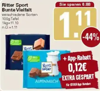 WEZ Ritter Sport Bunte Vielfalt Angebot