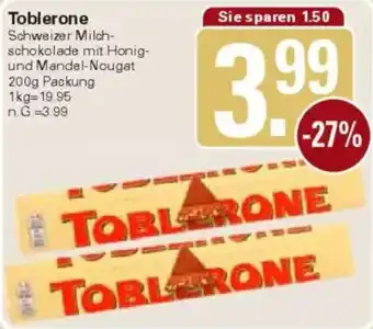 WEZ Toblerone Angebot