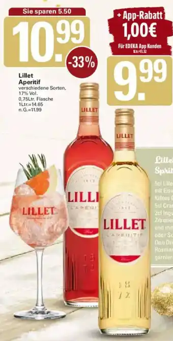 WEZ Lillet Aperitif Angebot