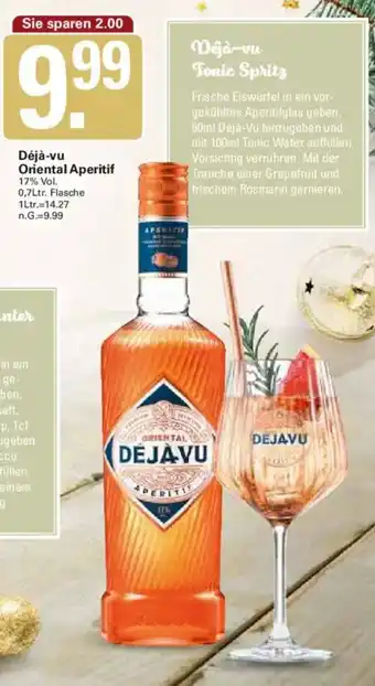 WEZ Déjà-vu Oriental Aperitif Angebot
