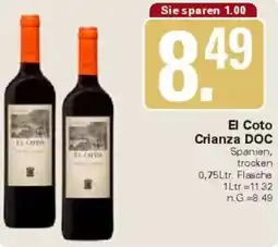 WEZ El Coto Crianza DOC Angebot