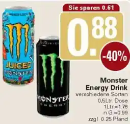 WEZ Monster Energy Drink Angebot