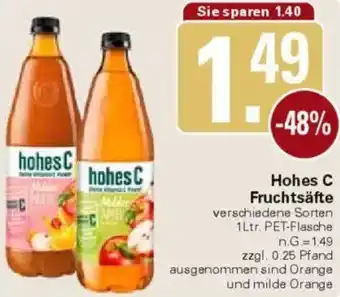 WEZ Hohes C Fruchtsäfte Angebot