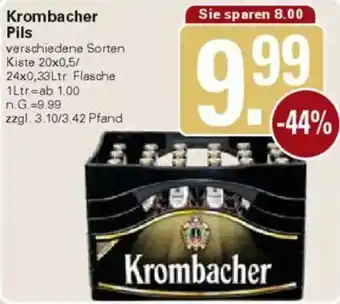 WEZ Krombacher Pils Angebot