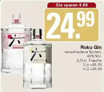 WEZ Roku Gin Angebot
