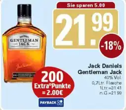 WEZ Jack Daniels Gentleman Jack Angebot