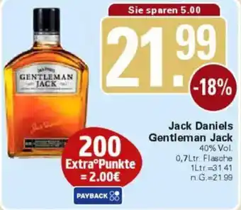 WEZ Jack Daniels Gentleman Jack Angebot