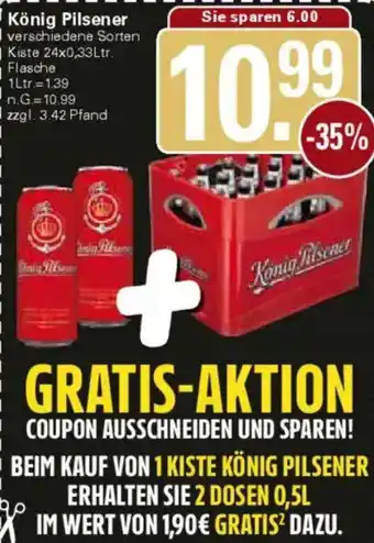 WEZ König Pilsener Angebot