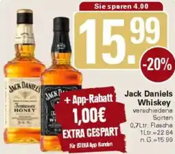 WEZ Jack Daniels Whiskey Angebot