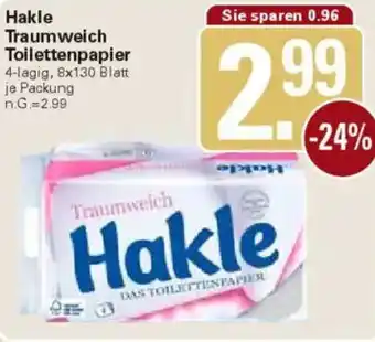 WEZ Hakle Traumweich Toilettenpapier Angebot