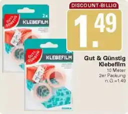 WEZ Gut & Günstig Klebefilm Angebot