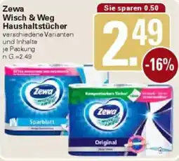 WEZ Zewa Wisch & Weg Haushaltstücher Angebot