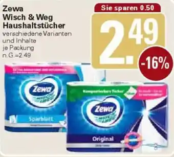 WEZ Zewa Wisch & Weg Haushaltstücher Angebot