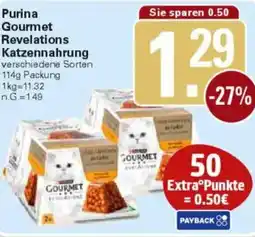 WEZ Purina Gourmet Revelations Katzennahrung Angebot
