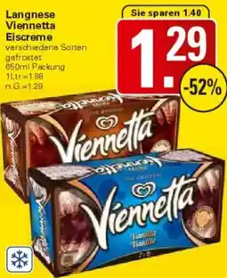 WEZ Langnese Viennetta Eiscreme Angebot
