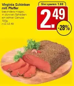 WEZ Virginia Schinken mit Pfeffer Angebot